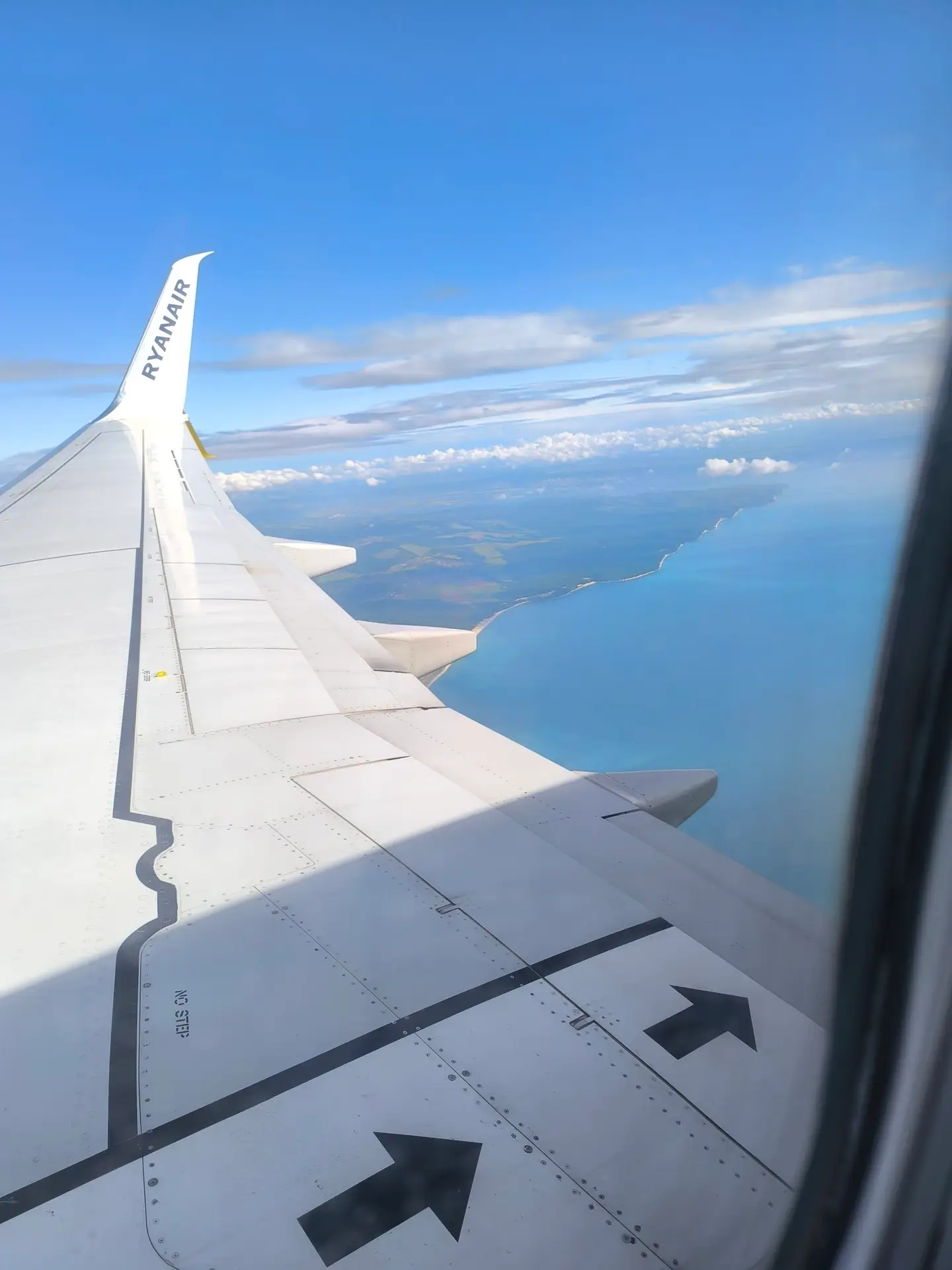 Pierwszy raz lecę samolotem